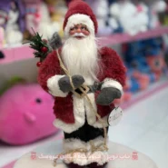 عروسک بابانوئل لباس پشمی