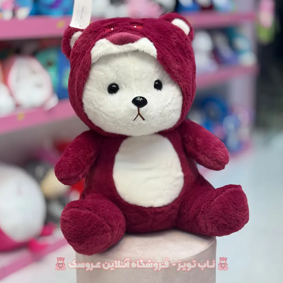 عروسک پتو دار خرس لباس لاتسو