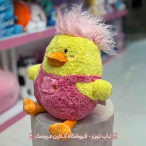 عروسک جوجه فشن صورتی