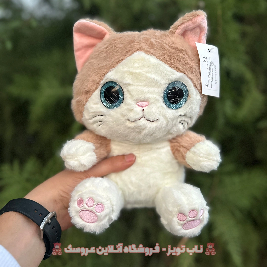 Marble-eye-cat-doll-2 خرید عروسک گربه چشم تیله ای