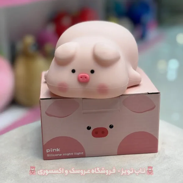 چراغ خواب سیلیکونی خوک