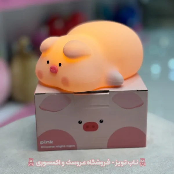 چراغ خواب سیلیکونی خوک