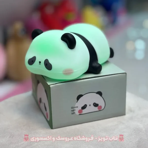 چراغ خواب سیلیکونی پاندای خوابیده