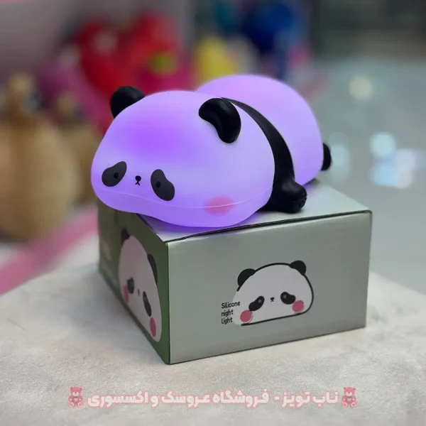 چراغ خواب سیلیکونی پاندای خوابیده