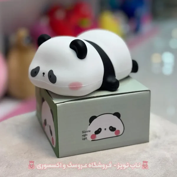چراغ خواب سیلیکونی پاندای خوابیده