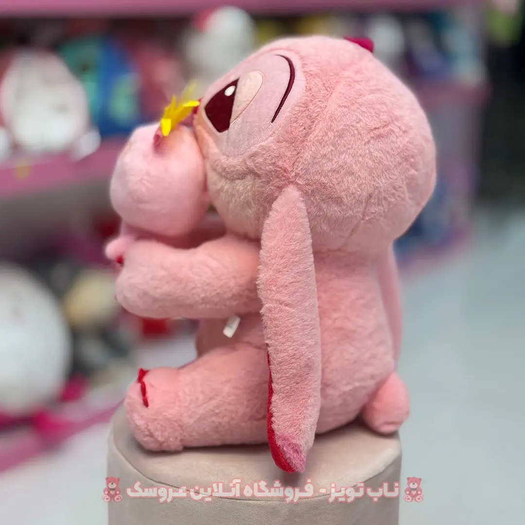 zombie-stitch-doll-2 عروسک استیج صورتی زامبی به دست