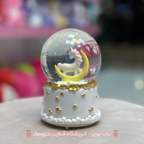 گوی موزیکال مدل اسب تک شاخ