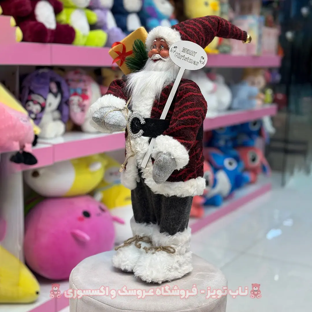 Santa-Claus-doll-50-2 عروسک بابانوئل 50 سانت