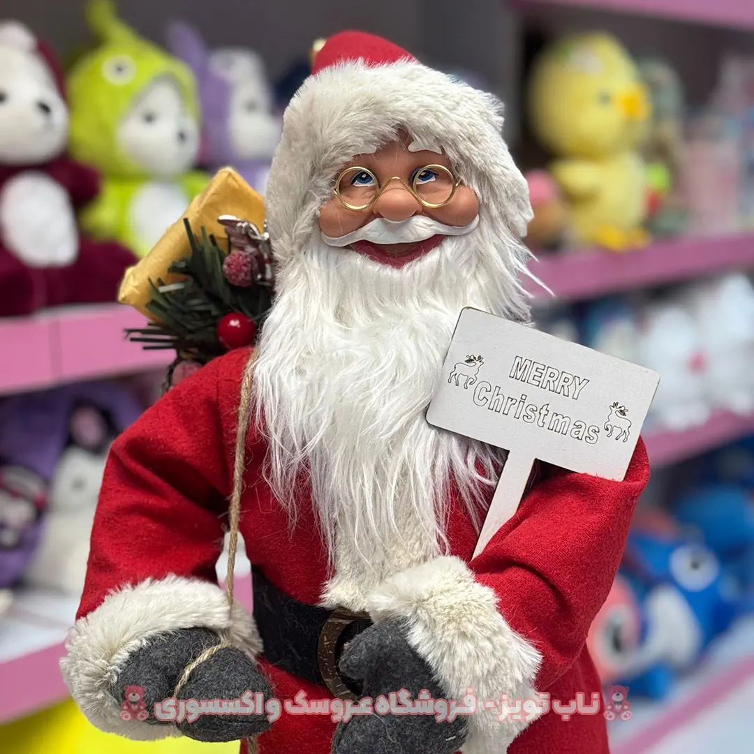 Santa-Claus-doll-70-3 عروسک بابانوئل بزرگ