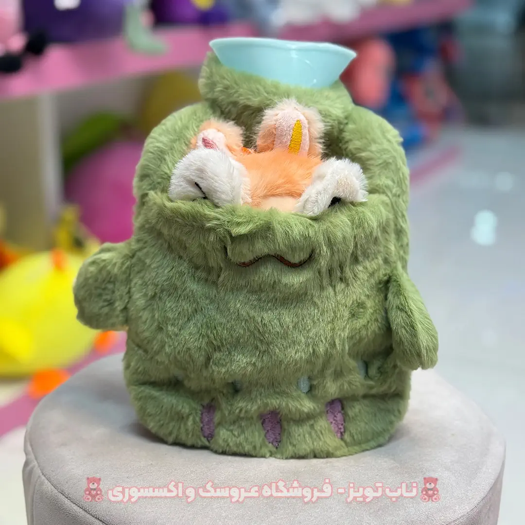 hot-water-bag-frog-3 کیسه آب گرم قورباغه جیب دار