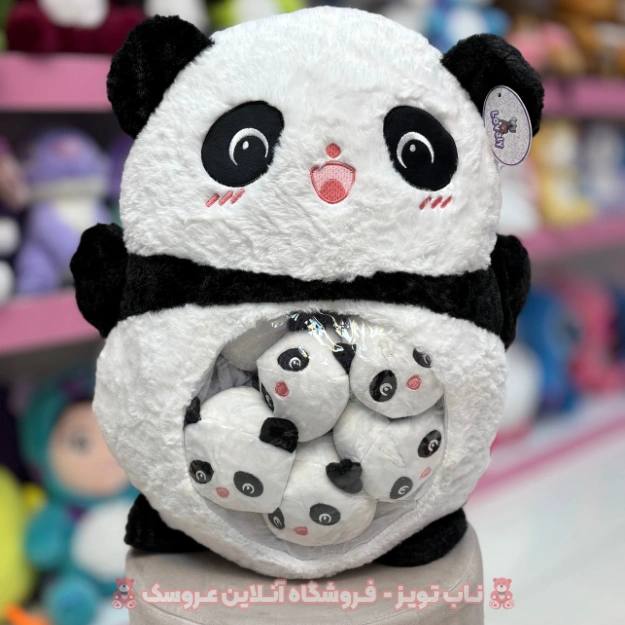 5935827966707305482 عروسک پاندا بچه دار