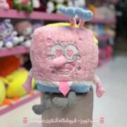 عروسک باب اسفنجی صورتی 60 سانت