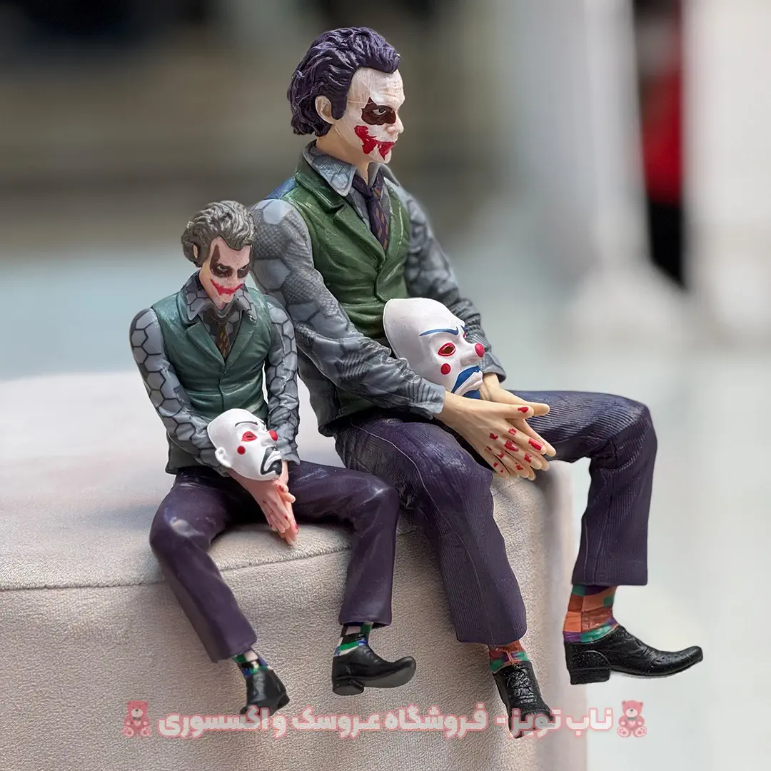 joker-action-figure-2 اکشن فیگور جوکر نشسته 2 سایز