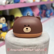 جا دستمال کاغذی خرس قهوه ای